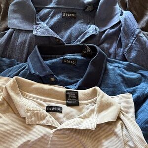 George Men's Polo Shirts lot of 4